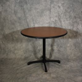 Steelcase-Dining-Table-Brown-Wood-Round-Not-Adjustable-No-Storage-36