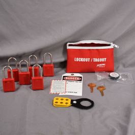Master-Lock-Lockout/Tagout-Kit-Mixed-Materials-Includes-Key