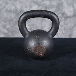 Kettlebell Fonte 35 Lbs (15,9 Kg) - Poignée Confortable, Antidérapant, Salle Ou Maison