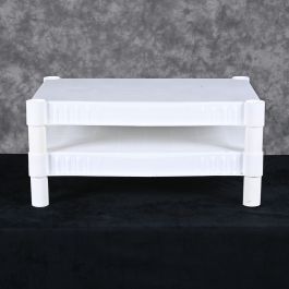 Pvc Monitor Riser Plano-9177-Monitor-Riser-White-Plastic-22