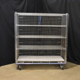 Four-(4)-Shelf-Wire-Rack-with-Wheels