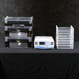 Gel Rig Model Three-(3)-Gel-Rigs-with-Power-Supply