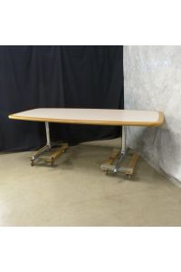 Conference Table Beige Laminate Oval 96"x42"