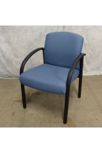 La-Z-Boy 092085 Conversation Chair Blue Fabric With Arms