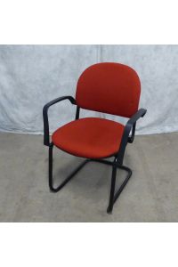 KI TCU/571274 Conversation Chair Red Fabric With Arms
