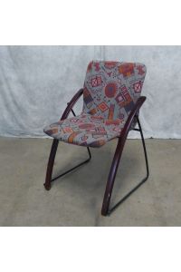 Steelcase T08 Conversation Chair Multi Colored Fabric