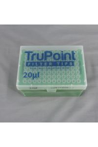 Box of TruPoint FT1020 Clear Plastic Pipette Tips