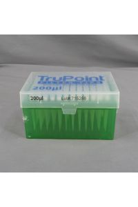 Box of TruPoint FT1200 Clear Plastic Pipette Tips
