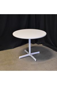 Steelcase 853600 Café/Bistro Table Gray Colored Laminate Round 36"x36"x28"