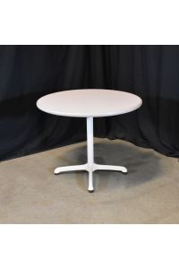 Steelcase 853600 Café/Bistro Table Gray Colored Laminate Round 36"x36"x28.5"
