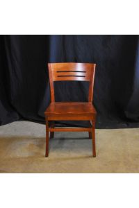 Chandler Conversation/Side Chair Medium Colored Wood No Arms
