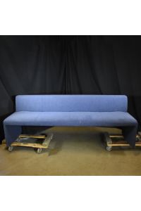 Coalesse Couch Sits Up to 4 Blue Fabric 84"