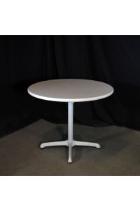 Steelcase 853600 Café/Bistro Table Gray Laminate Round 36"x36"x28.5"