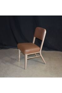 Steelcase Tanker Chair Conversation/Side Chair Brown Vinyl No Arms