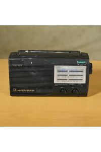 Sony ICF-34 Portable AM/FM Radio Power Cable Included