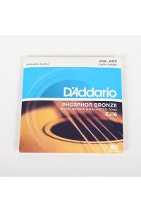 D?Addario EJ16 Phosphor Bronze Acoustic Guitar Strings, .012?.053, Never Used