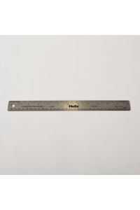 Helix Metal Ruler 12"