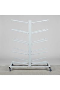Power Systems Balance Disc Storage Rack Metal Rolling 49"X24"X60.5"