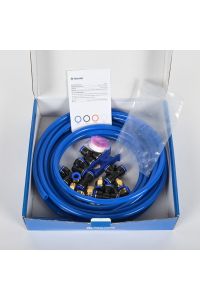 Tailonz Pneumatic SG-215 12mm PU Air Tubing Kit 10M with Push Connect Fittings, Open Box
