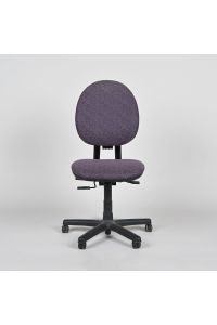 Steelcase Adjustable Criterion Office Chair, Orchid Fabric, with Wheels