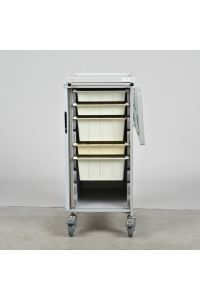 Damaged Innerspace Mobile Medical Storage Cart 19"X27"x42.5"
