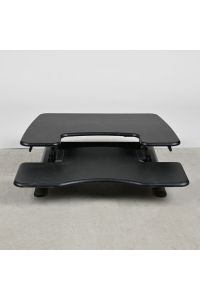VARIDESK Desk Converter Black Laminate, Manually Adjustable