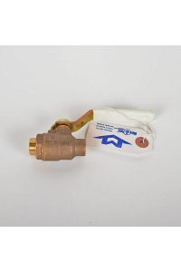 Ultra Pure UP8511 3/8" Bronze Ball Valve 600 WOG Sweat Connection - Good Condition