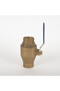 NIBCO 2" Bronze Ball Valve T-585-70-66 Solder 600 CWP 150 SWP - Good Condition