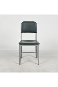 Steelcase Tanker Conversation/Side Chair Green Vinyl No Arms