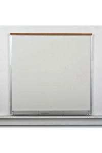 Wall Mounted Dry Erase Board White Laminate Single Sided 36.5"x36.5"