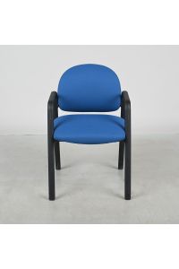 Steelcase Turnstone Surprise! Conversation/Side Chair, Blue Fabric, With Arms