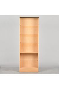 Freestanding Light Wood Laminate Bookcase 6 Adjustable Shelves 30"X13.5"X84.5"