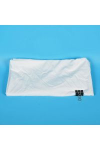 Sohn Tablecloth White Fabric Square 90" x 90" Light Staining