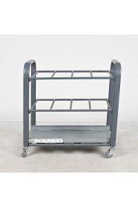 Power Systems General Purpose Utility Cart Gray Metal 1 Shelf Swivel Casters 35" x 20" x 36"
