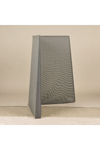Freestanding Gray Acoustic Privacy Panel, 31" x 34" x 54"