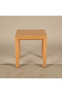 Brayton International Swathmore End Table, Natural Wood, Square, 20"x20"x21"