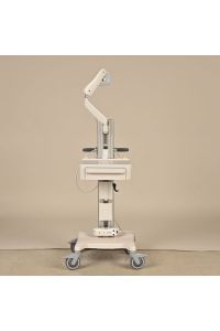 GCX RC Series Medical Computer Cart, White, Single Monitor Mount