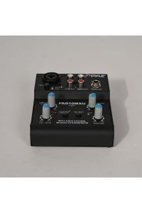 Pyle PAD10MXU 2-Channel Mini Audio Mixer USB Audio Interface, No Power Cable