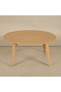 Herman Miller Eames Molded Plywood CTW.A2 Round Coffee Table 34×34×15