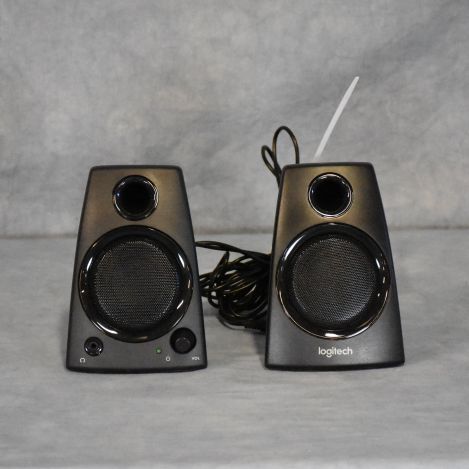 Maand enthousiasme zegen Logitech-Z130-Speaker-Pair-Power-Cable-Included-Complete-Set