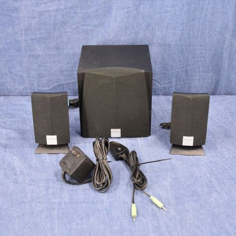 -Speaker-System-Power-Supply-Included-Remote-Included-Complete-Set