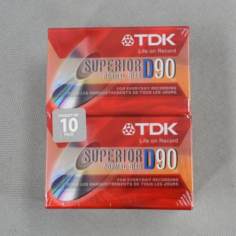 TDK-Superior-D90-Audio-Cassette-Tape-(10-Pack)