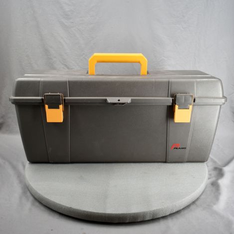 Plano-Portable-Tool-Box-with-No-Drawers-Gray-Colored-Plastic-Lockable ...