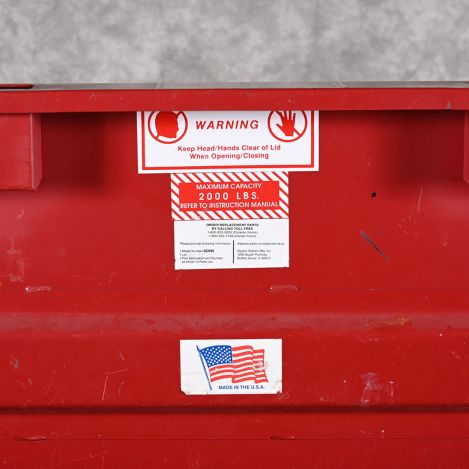 Dayton-6C695-Gang-Box-Red-Metal-Metal-with-Wheels-42