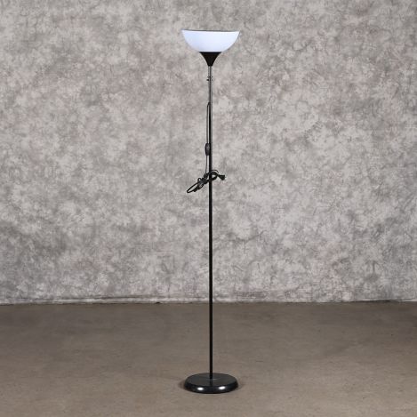 Ikea-NOT-Floor-Lamp-Black-Metal-No-Bulb-Electrical-100-W-69