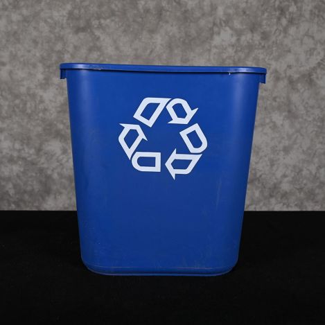 Rubbermaid-2956-Wastebasket-Blue-Plastic-Nesting-14.5