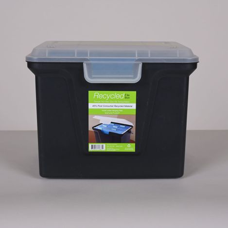 Black Inen File Box Innovative-Storage-Designs-128-585-File-Box-Black-Plastic