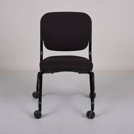 KI-Torsion-on-the-Go!-Folding-Chair-Black-Fabric-No-Arms-with-Wheels