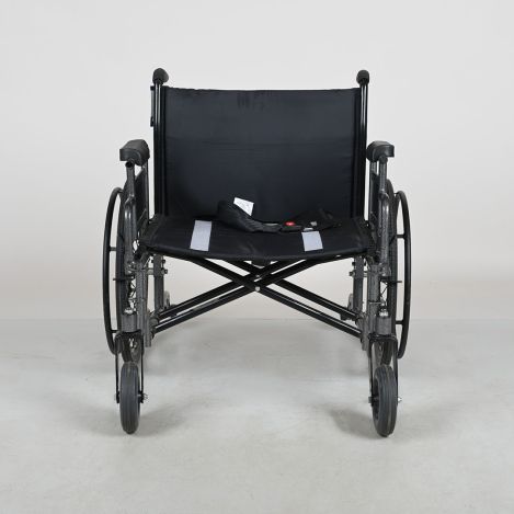 InvaCare-9000-Topaz-Manual-Basic-Wheelchair-Black-Foldable-Missing-Foot ...