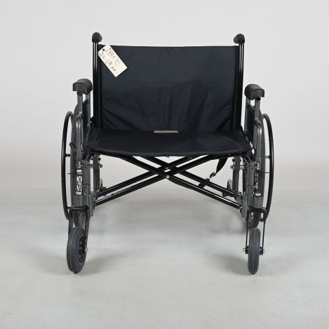 InvaCare-9000-Topaz-Manual-Basic-Wheelchair-Black-Foldable-Missing-Foot ...